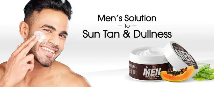 Niconi Men & Women Enzyme De-Tan Pack For Face & Body (BUY 1 GET 1 FREE )