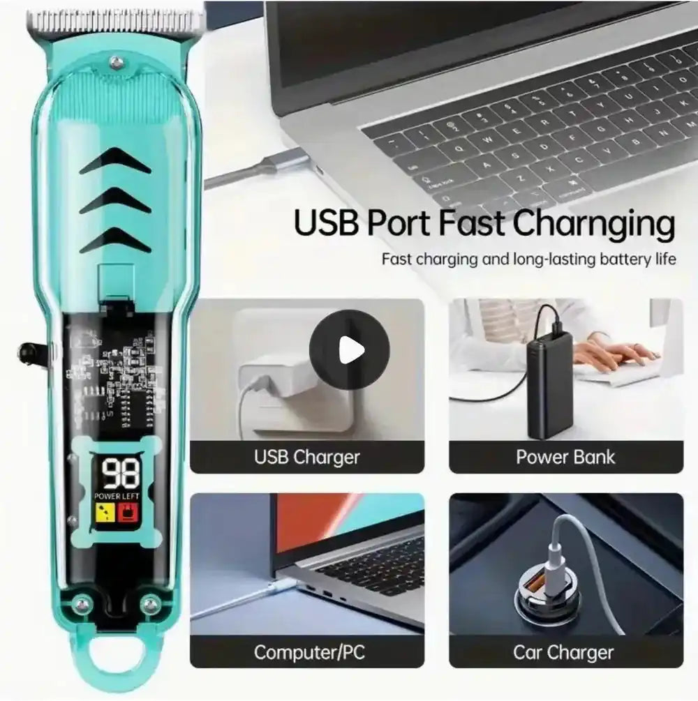 Professional Seamless T-Blade Electric trimmer